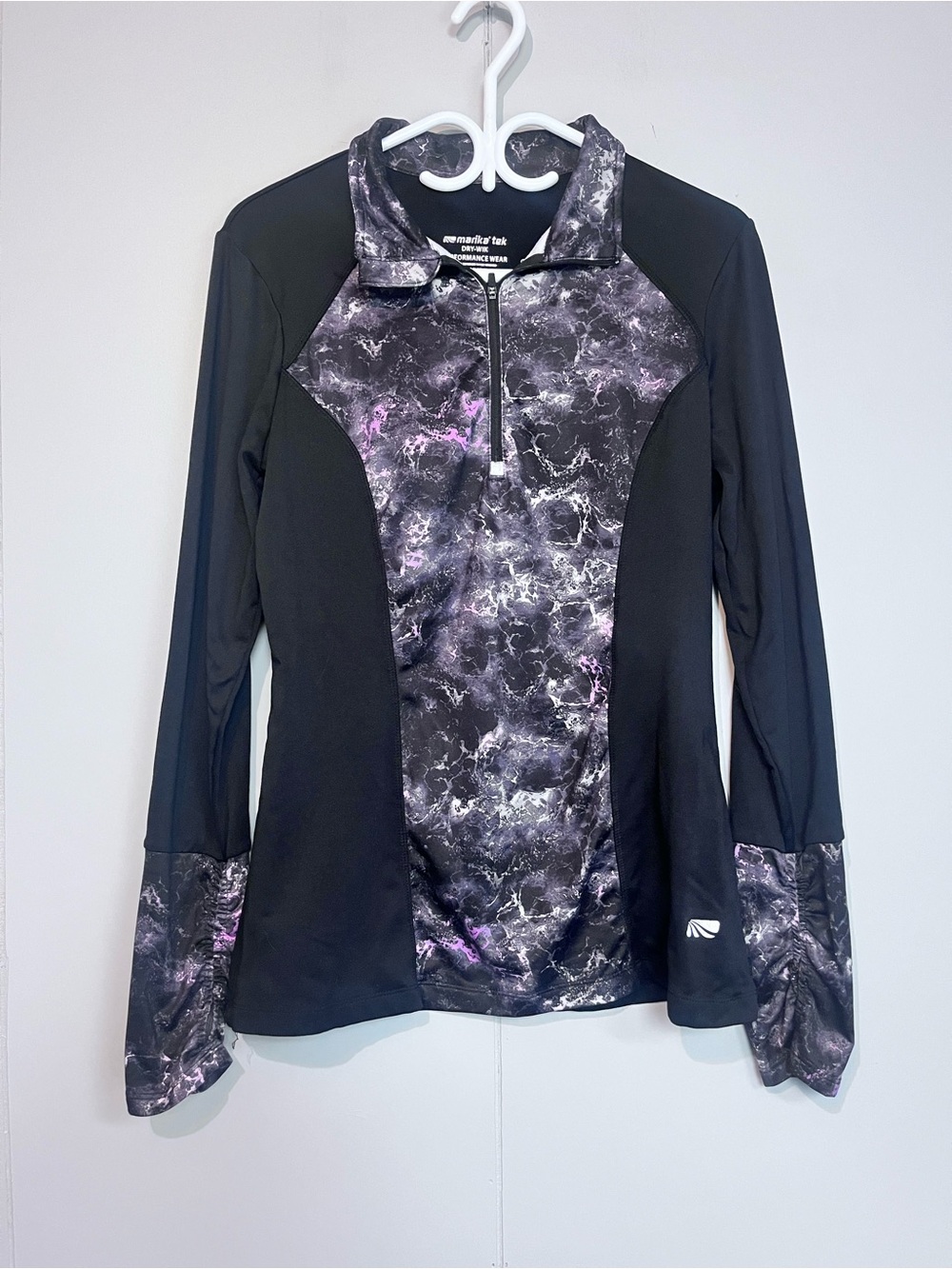 Marika Tek Dry-Wik Performance Wear ¼-Zip Top — Size L